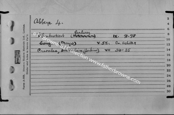 FR BROWNES INDEX